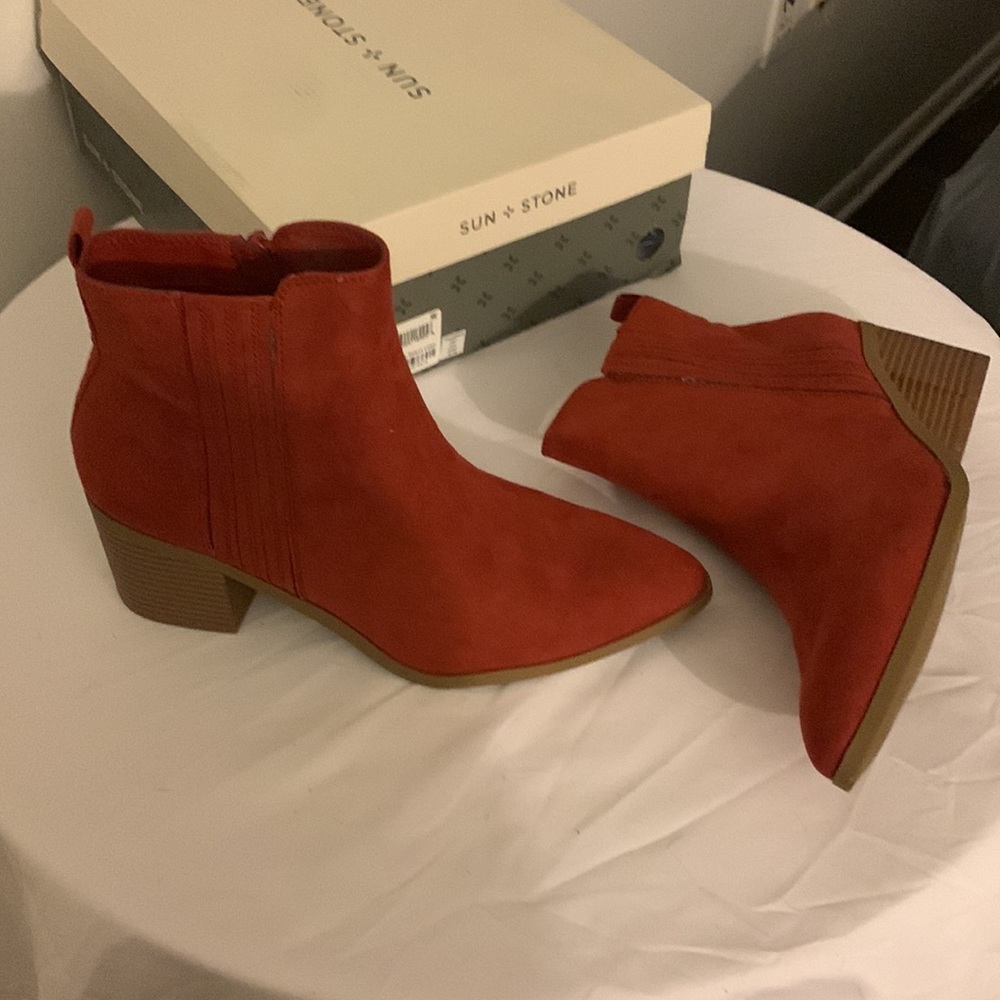 Rust Suede Boot - image 6